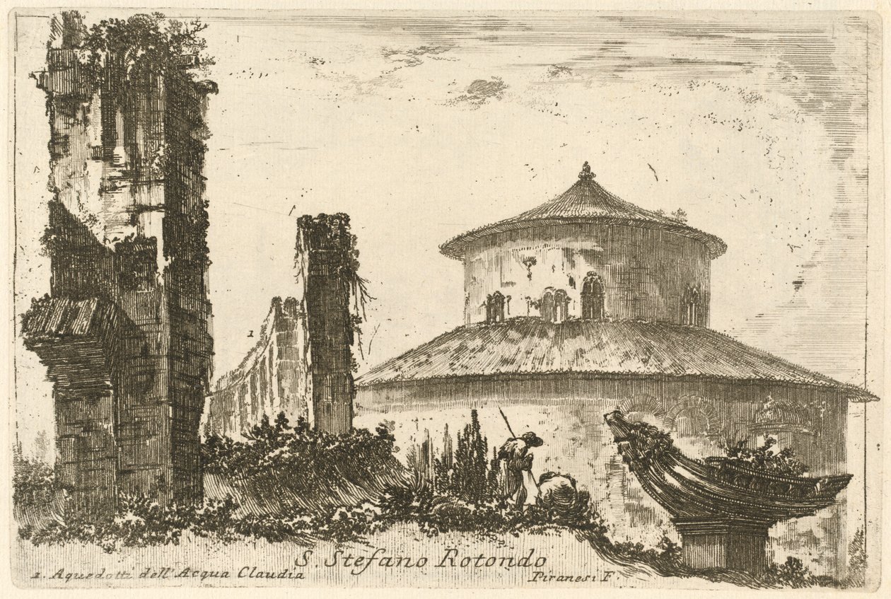 Forskellige udsigter over det antikke og moderne Rom designet og skåret af berømte forfattere af Giovanni Battista Piranesi and Various Artists