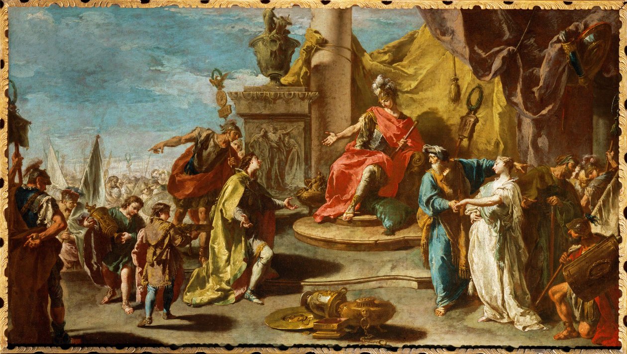 La continence de Scipion - Scipios kontinens ... af Giovanni Battista Pittoni