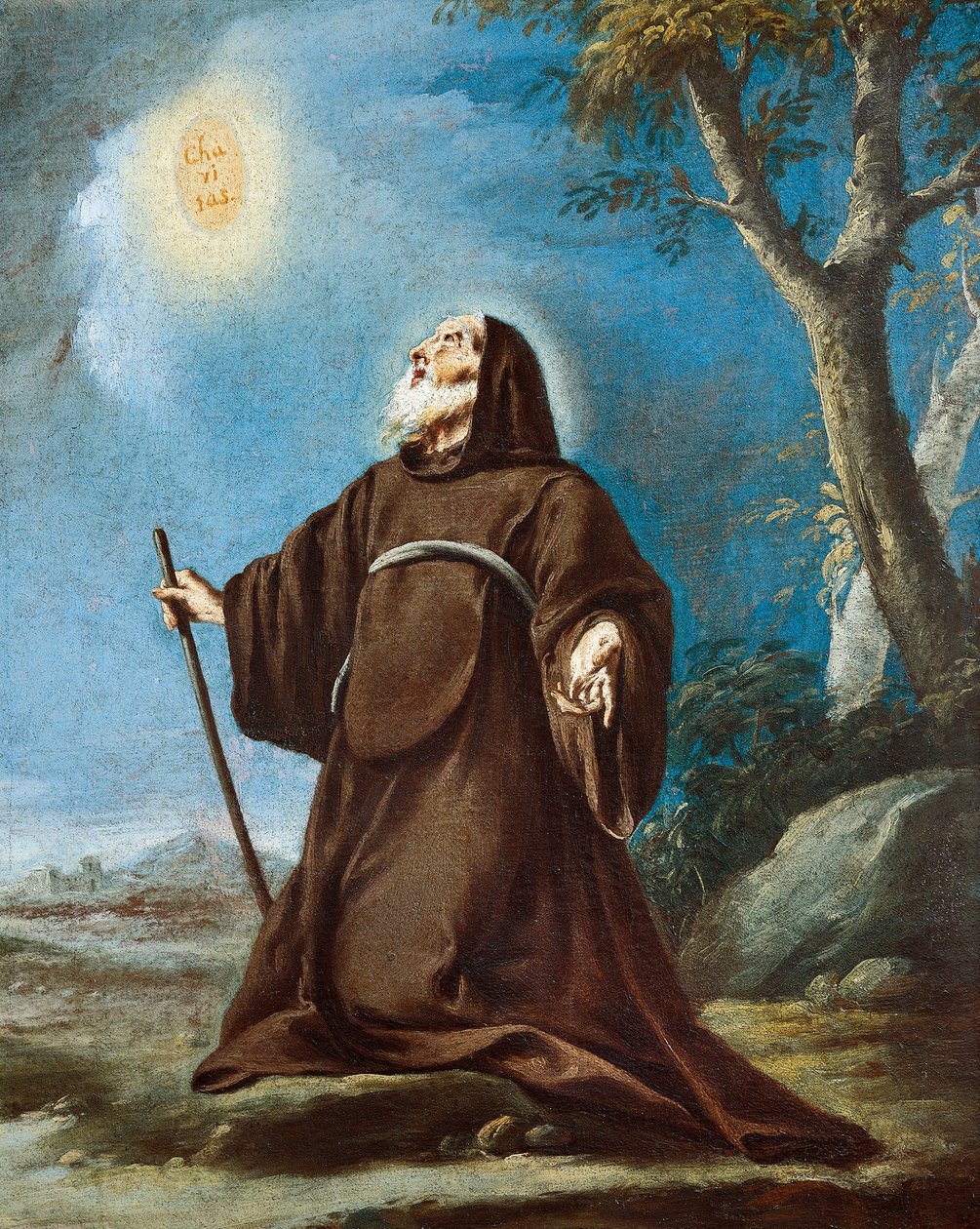 Frans af Paola, af Giovanni Battista Pittoni den Yngre (1687-1767) af Giovanni Battista Pittoni