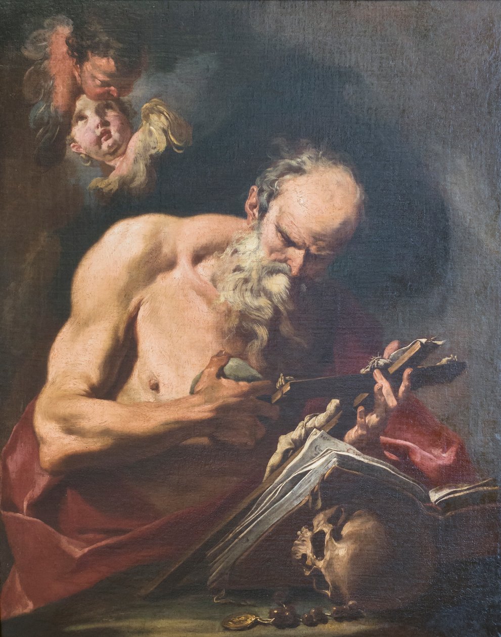 Sankt Jerome af Giovanni Battista Pittoni