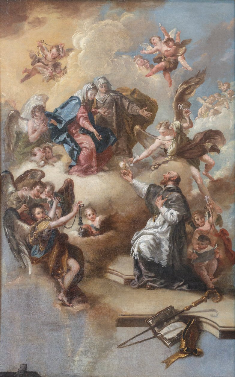 Oprettelsen af ordenen for visitationens søstre af Giovanni Battista Pittoni