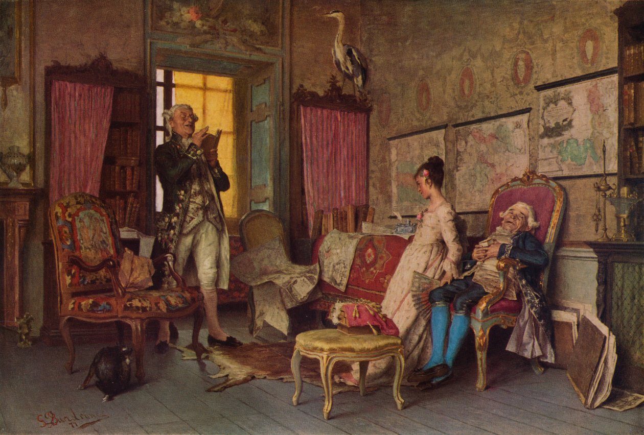 En morsom historie, 1877, 1938 af Giovanni Battista Quadrone