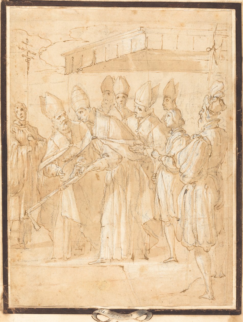 Grundlæggelsen af Santa Maria Maggiore af Giovanni Battista Ricci