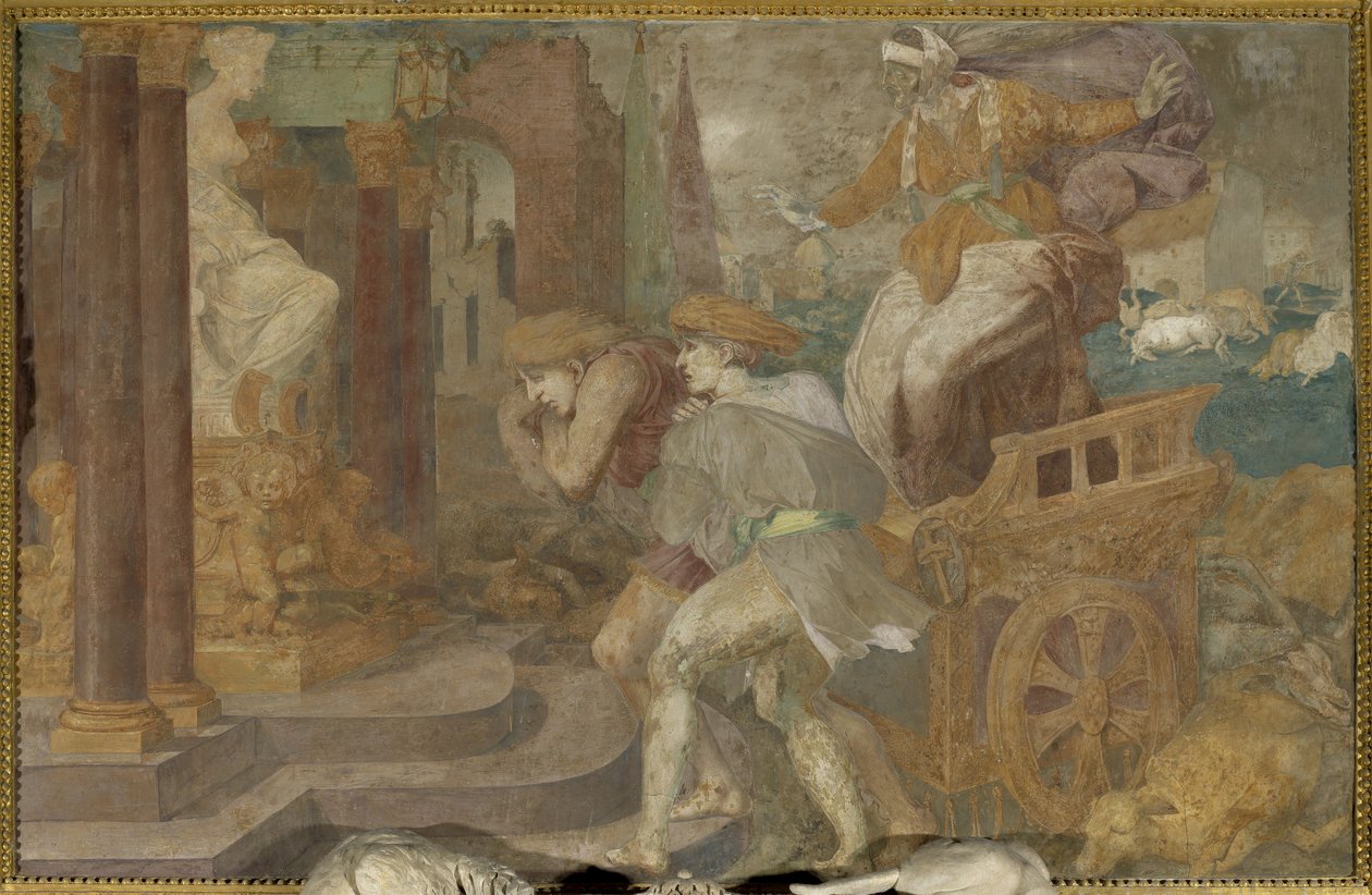 Cleobis og Biton af Giovanni Battista Rosso Fiorentino
