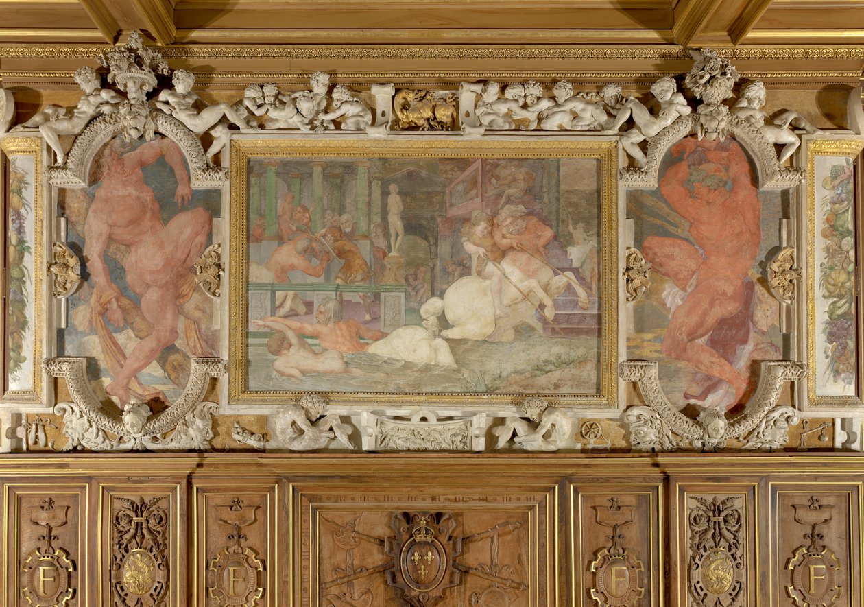 Francois 1er-galleriet af Giovanni Battista Rosso Fiorentino