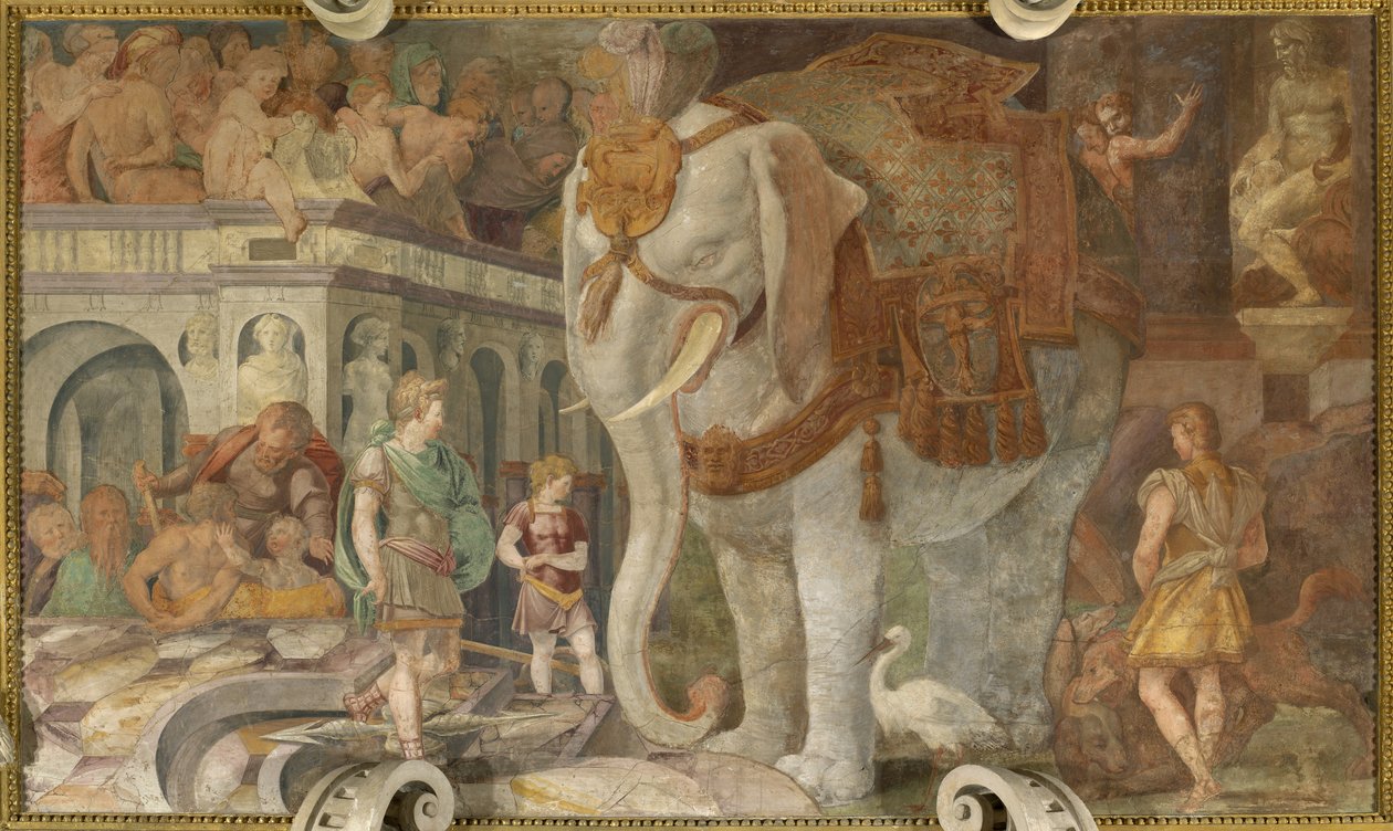 Den kongelige elefant af Giovanni Battista Rosso Fiorentino