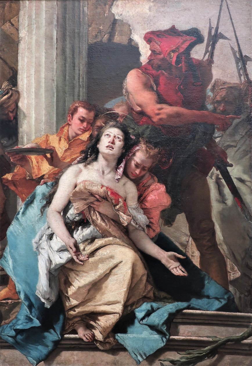1755 Tiepolo Hl. Agathe af Giovanni Battista Tiepolo