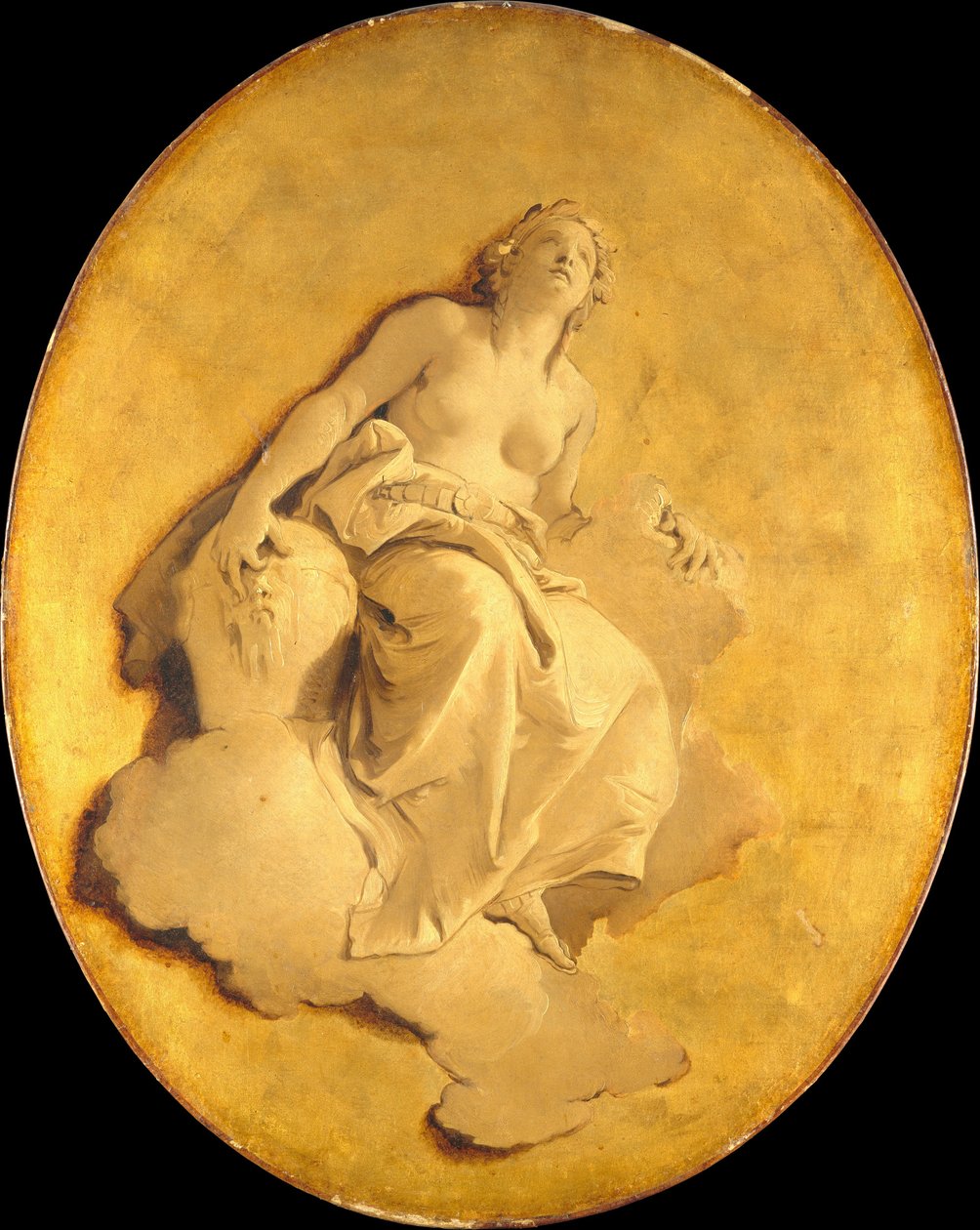 En allegorisk kvindefigur af Giovanni Battista Tiepolo