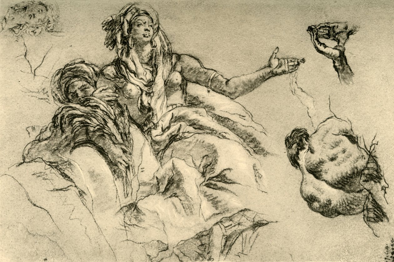 Afrika, 1752-1753, 1928 af Giovanni Battista Tiepolo