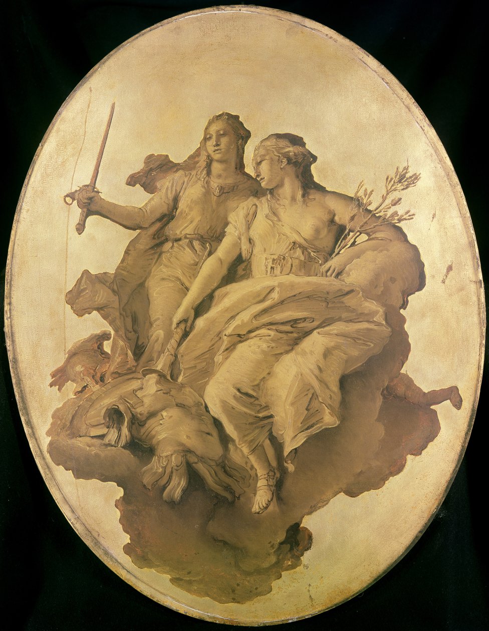Allegori om fred og retfærdighed af Giovanni Battista Tiepolo