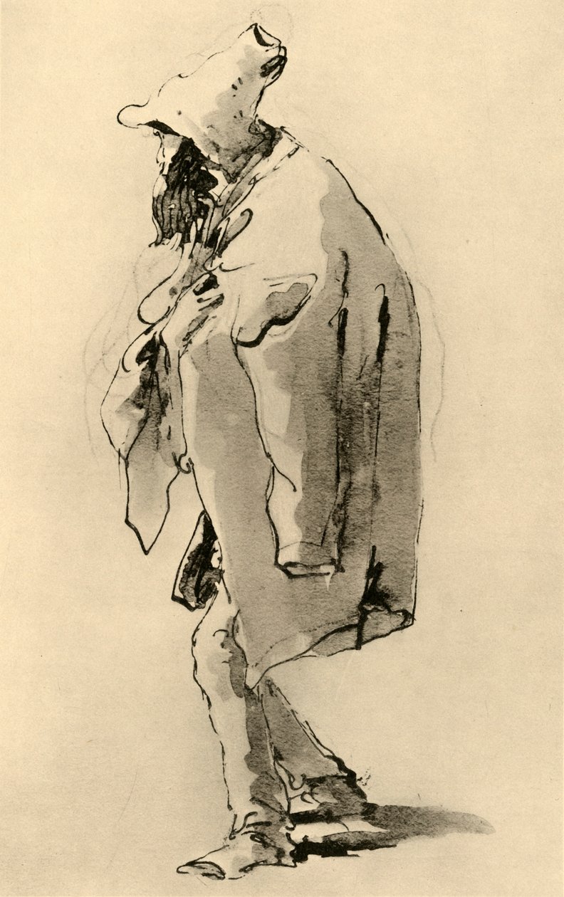 Skægget mand, midten af det 18. århundrede, 1928 af Giovanni Battista Tiepolo