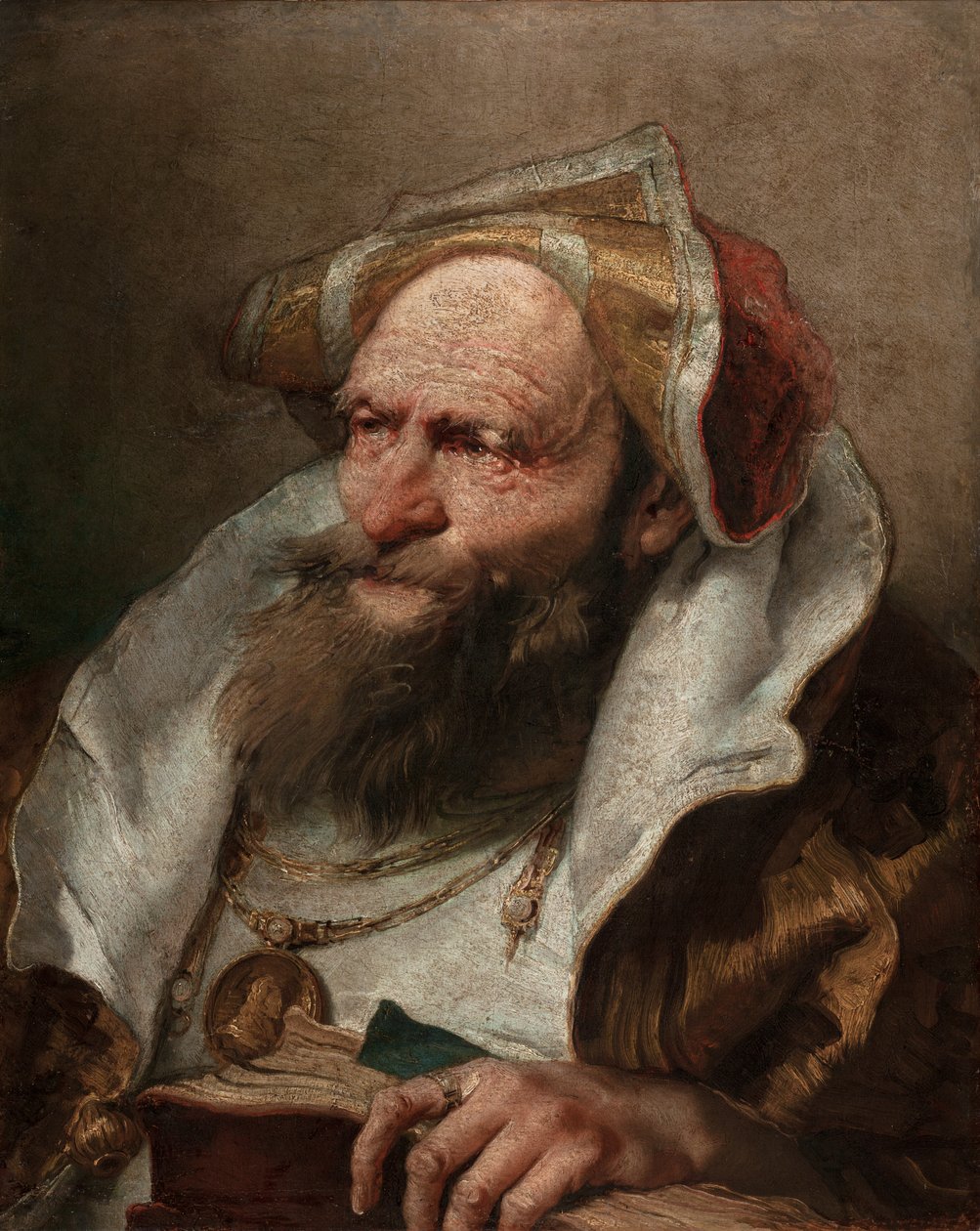 Buste af en gammel mand, 1751-55 af Giovanni Battista Tiepolo