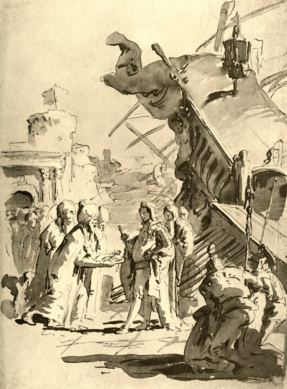 Capitulation of a Town, midten af det 18. århundrede, 1928 af Giovanni Battista Tiepolo