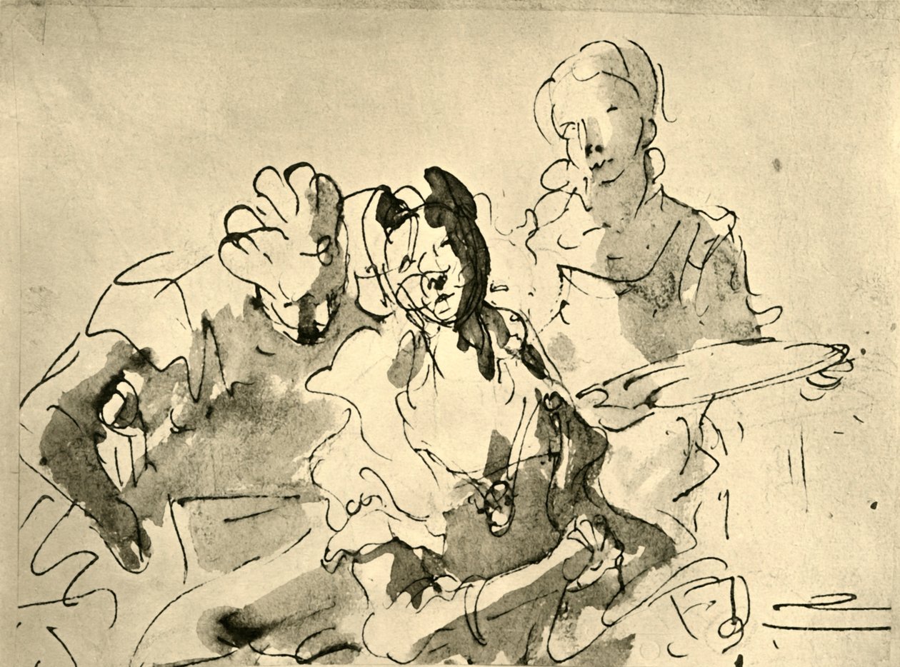 Cleopatra, begyndelsen af det 18. århundrede, 1928 af Giovanni Battista Tiepolo