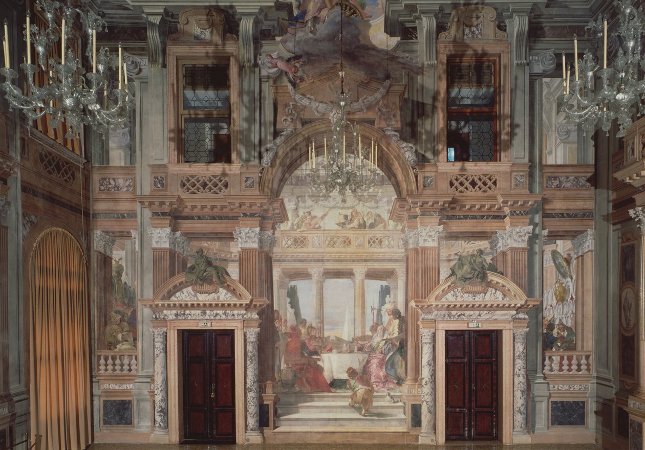 Cleopatras Banket, 1747-50 (se også 176188 og 176768) af Giovanni Battista Tiepolo