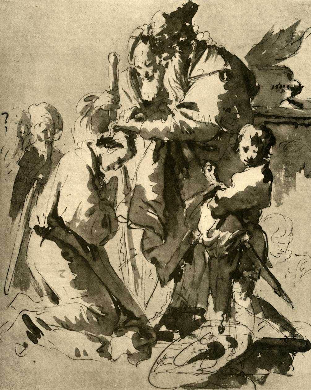 Indvielse af en ung soldat, 1735-1740, 1928 af Giovanni Battista Tiepolo