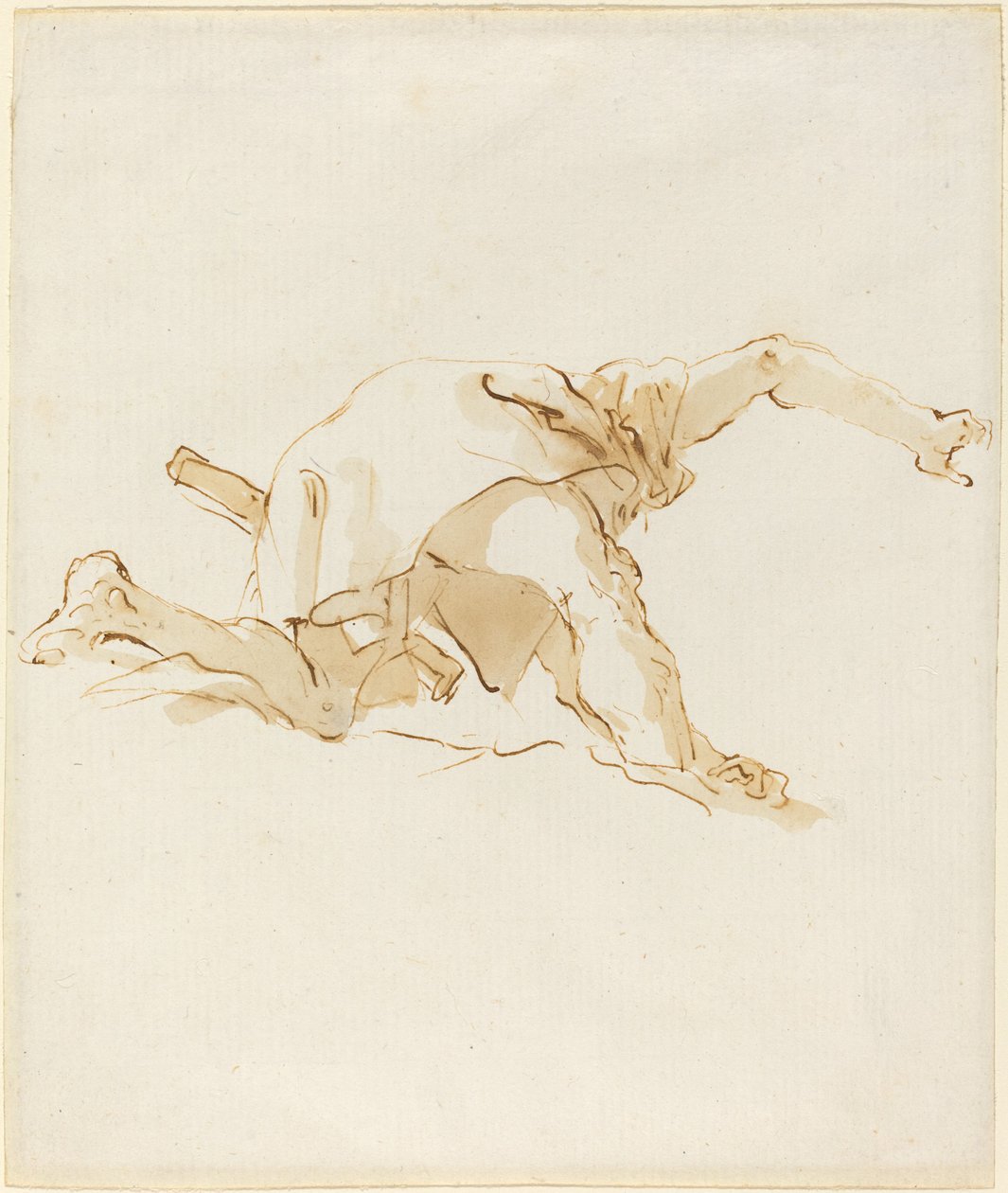 Figur på en sky af Giovanni Battista Tiepolo