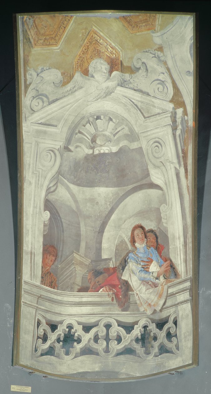 Figurer prædiker, ca. 1743 af Giovanni Battista Tiepolo
