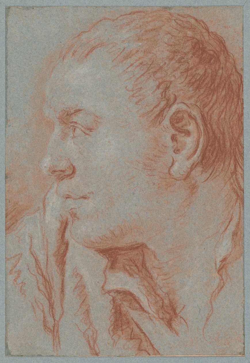 Leder af en ung mand i profil af Giovanni Battista Tiepolo