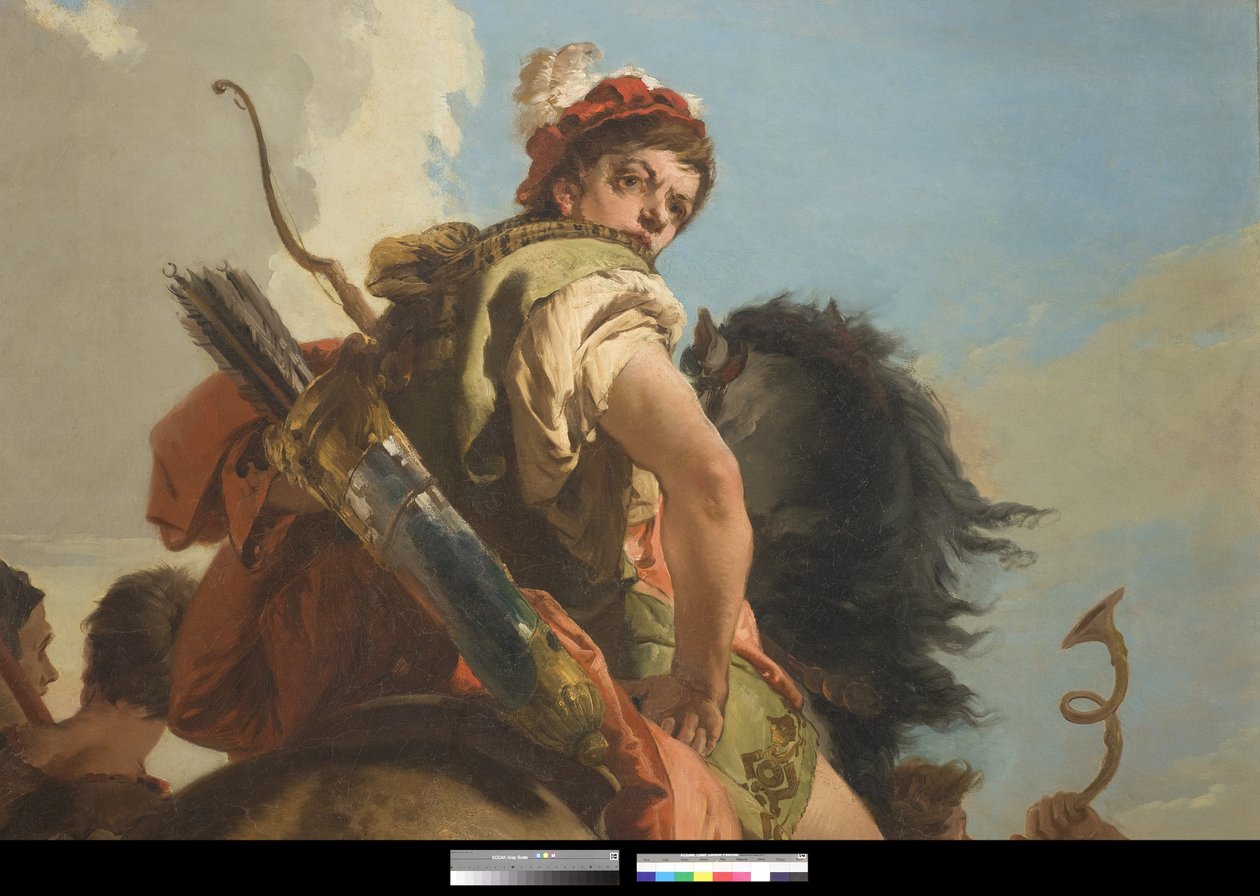 Jæger til Hest, 1718-30 af Giovanni Battista Tiepolo