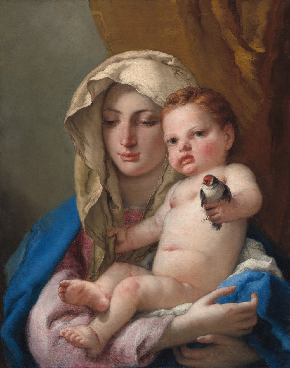 Madonna af Guldfinken, ca. 17671770. af Giovanni Battista Tiepolo