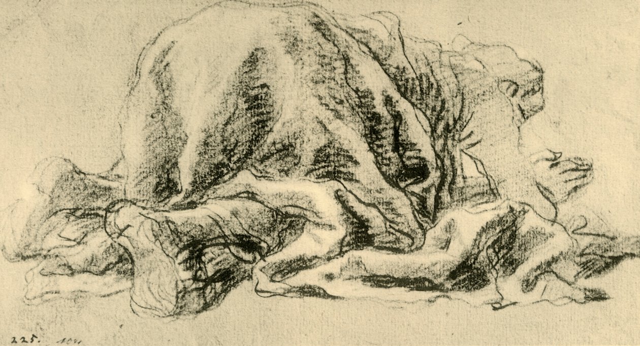 Mand faldet i bøn, 1765-1770, 1928 af Giovanni Battista Tiepolo