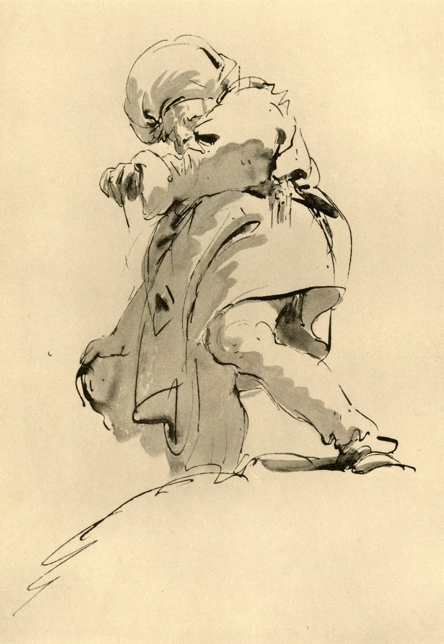 Mand med turban, midten af det 18. århundrede, 1928 af Giovanni Battista Tiepolo
