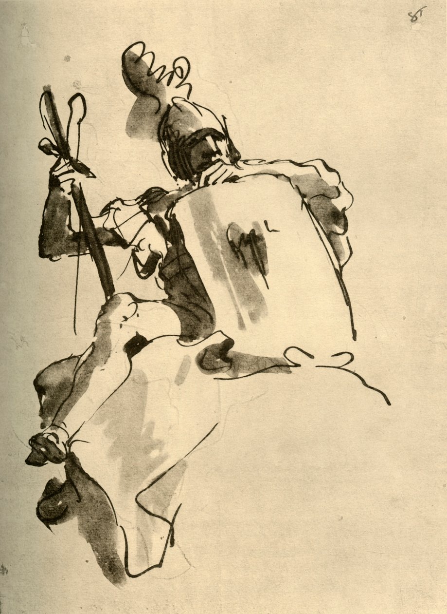 Mars, 1757, 1928 af Giovanni Battista Tiepolo
