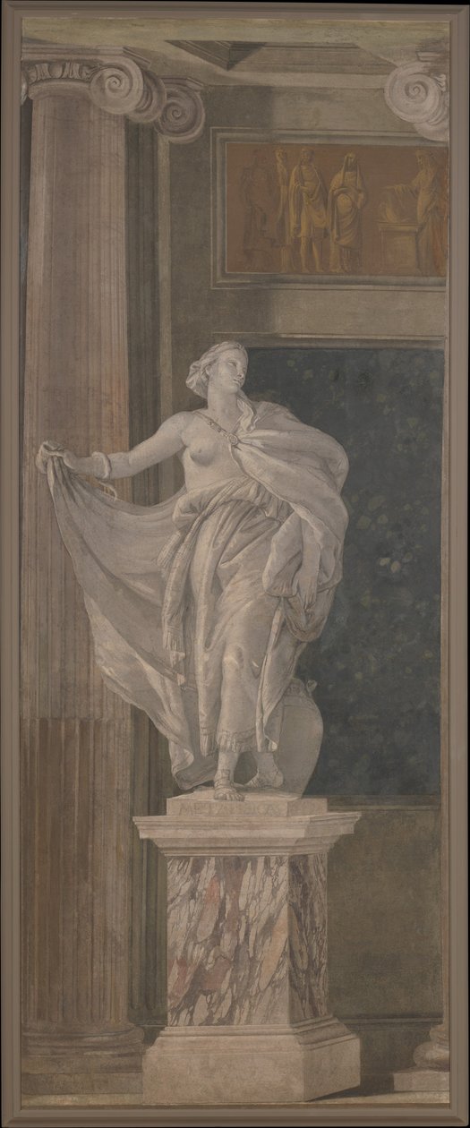 Metafysik, 1760 (fresko overført til lærred) af Giovanni Battista Tiepolo