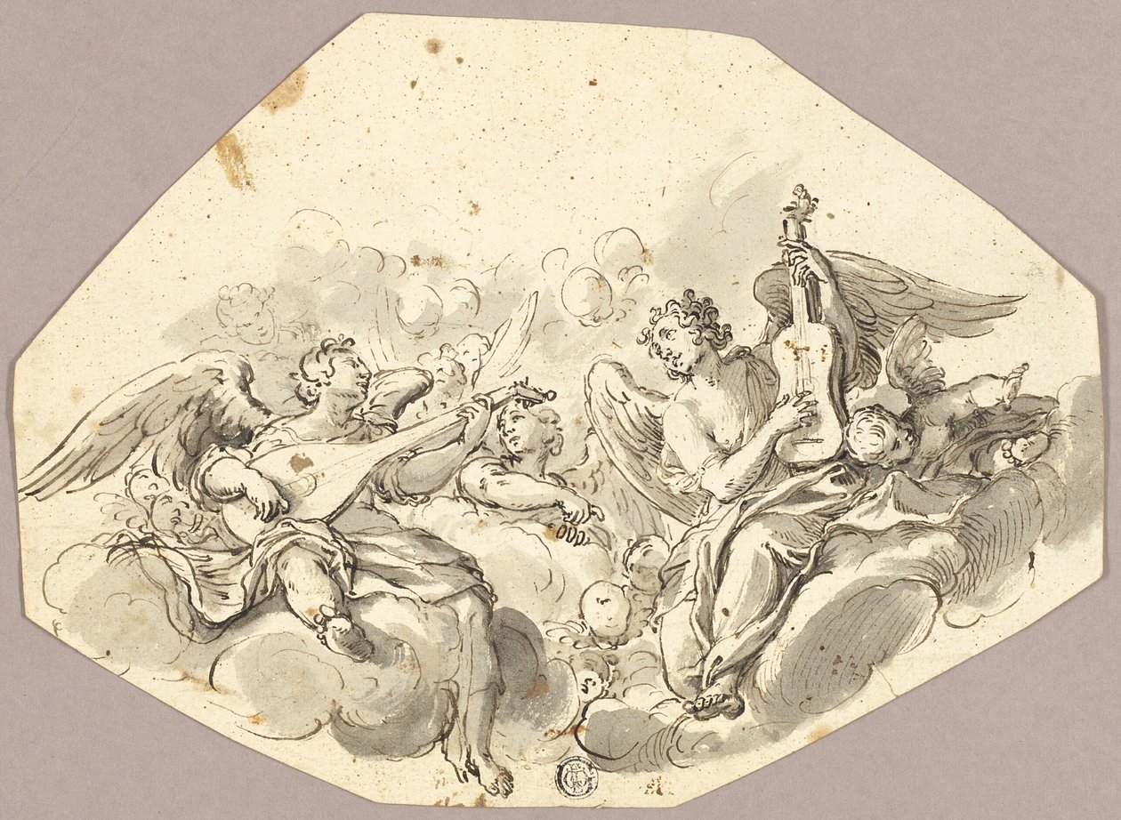 Musikalske engle af Giovanni Battista Tiepolo
