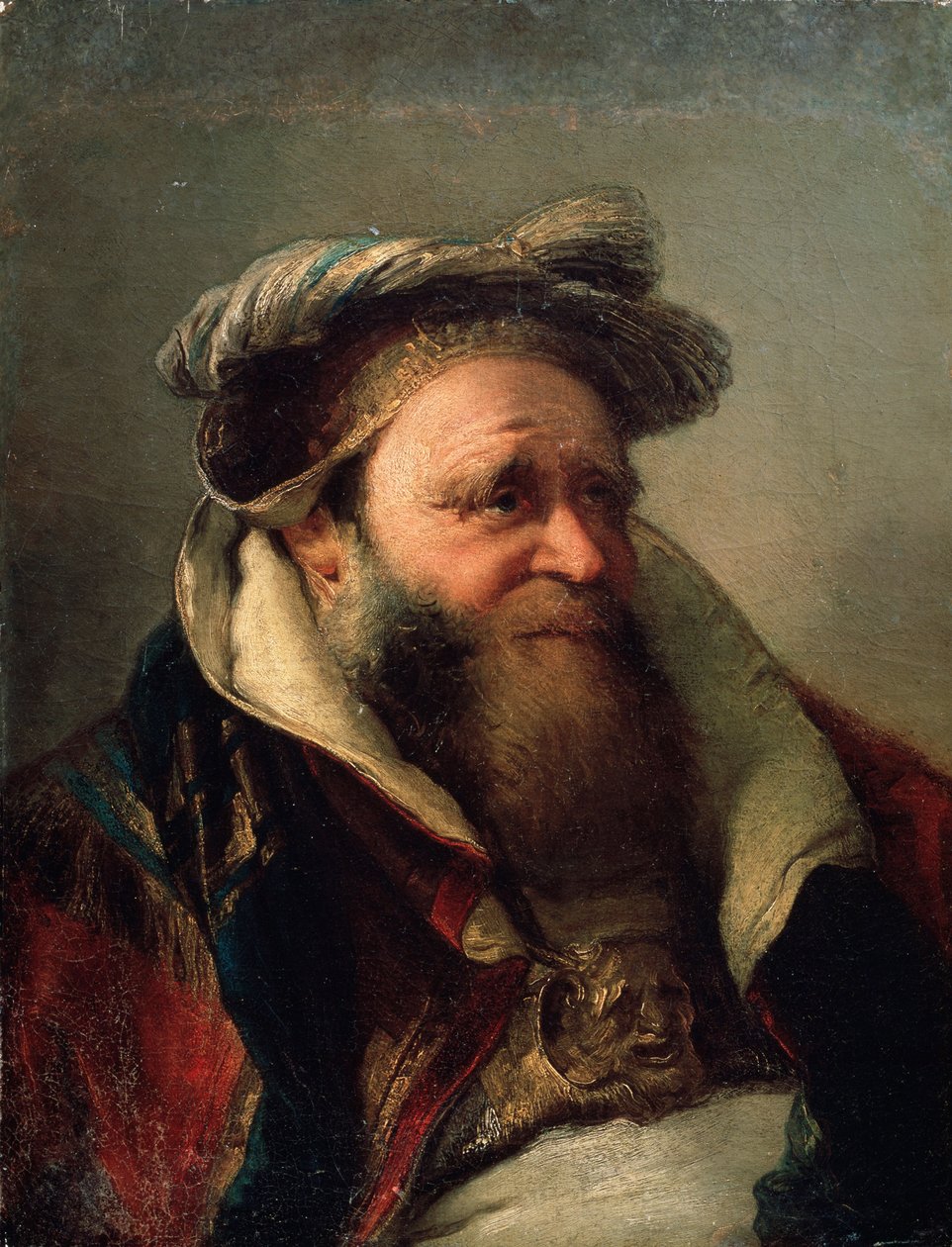 Portræt af en gammel mand, 1750-1770. af Giovanni Battista Tiepolo