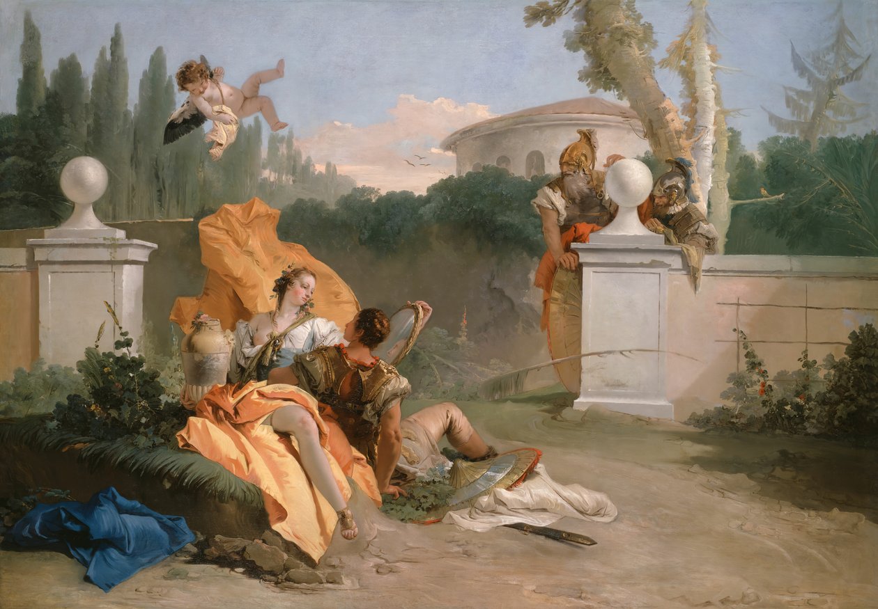 Rinaldo og Armida i hendes have, 174245. af Giovanni Battista Tiepolo