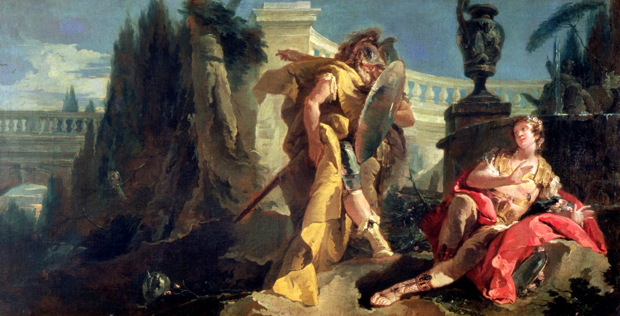 Rinaldo observeret af Carlo og Ubaldo af Giovanni Battista Tiepolo