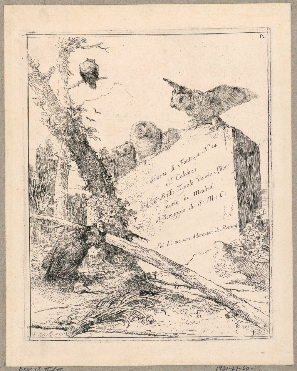 Fantasy vittigheder af Giovanni Battista Tiepolo