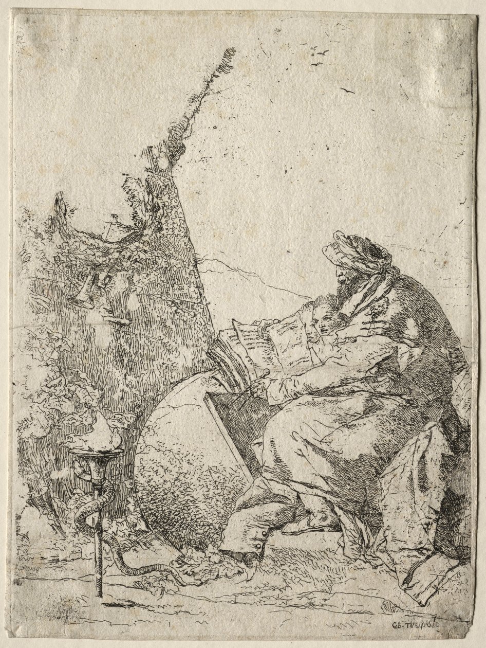 Scherzi di Fantasia: Filosoffen af Giovanni Battista Tiepolo