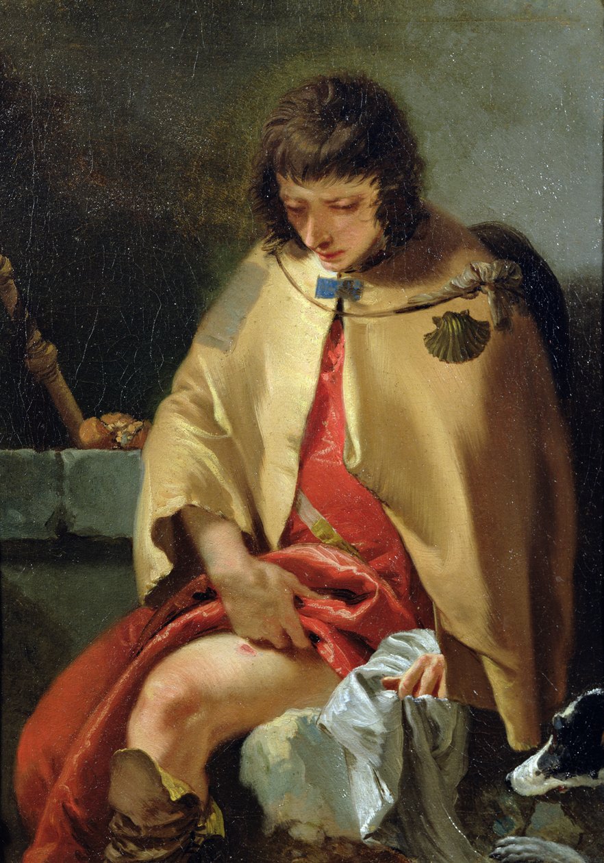 St. Roch, ca. 1730-35 af Giovanni Battista Tiepolo
