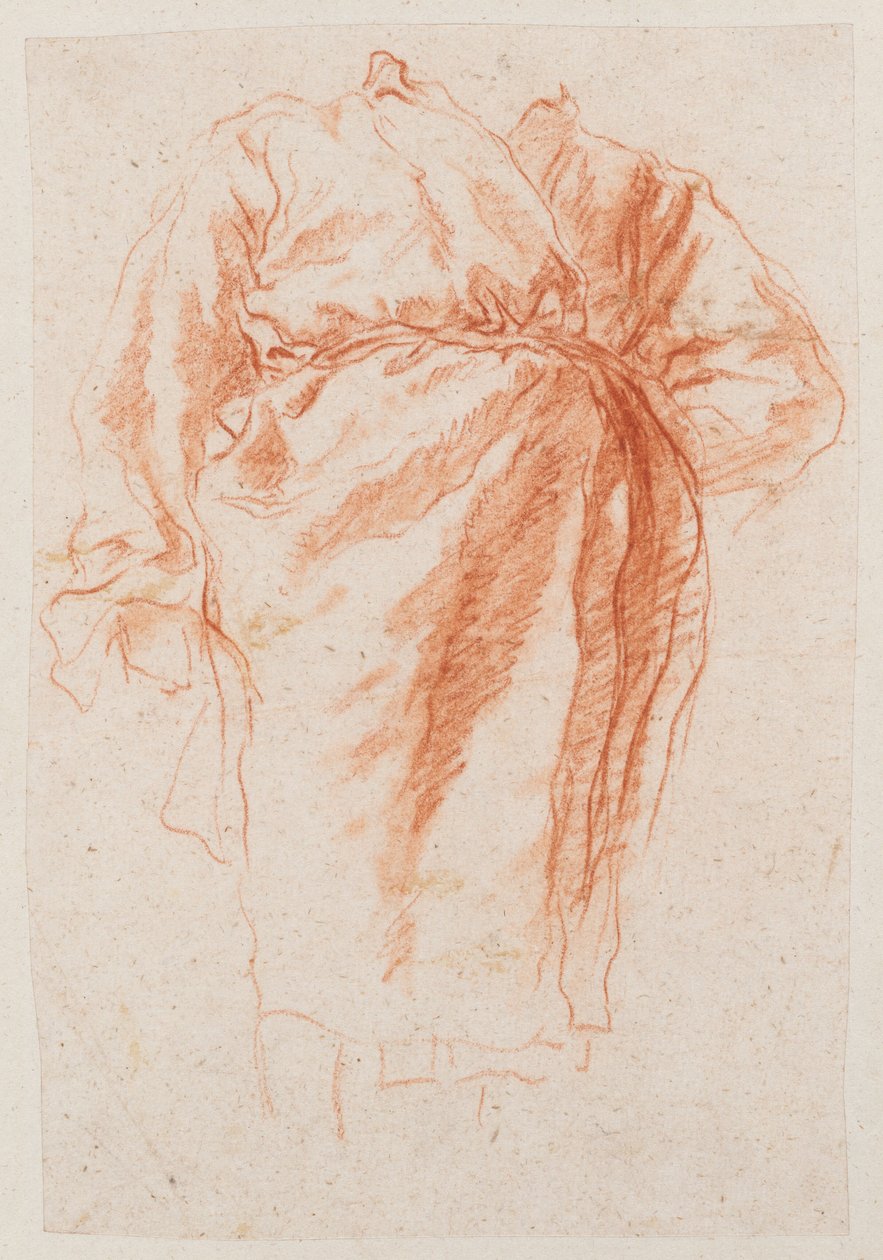 Studie einer drapierten Figur af Giovanni Battista Tiepolo