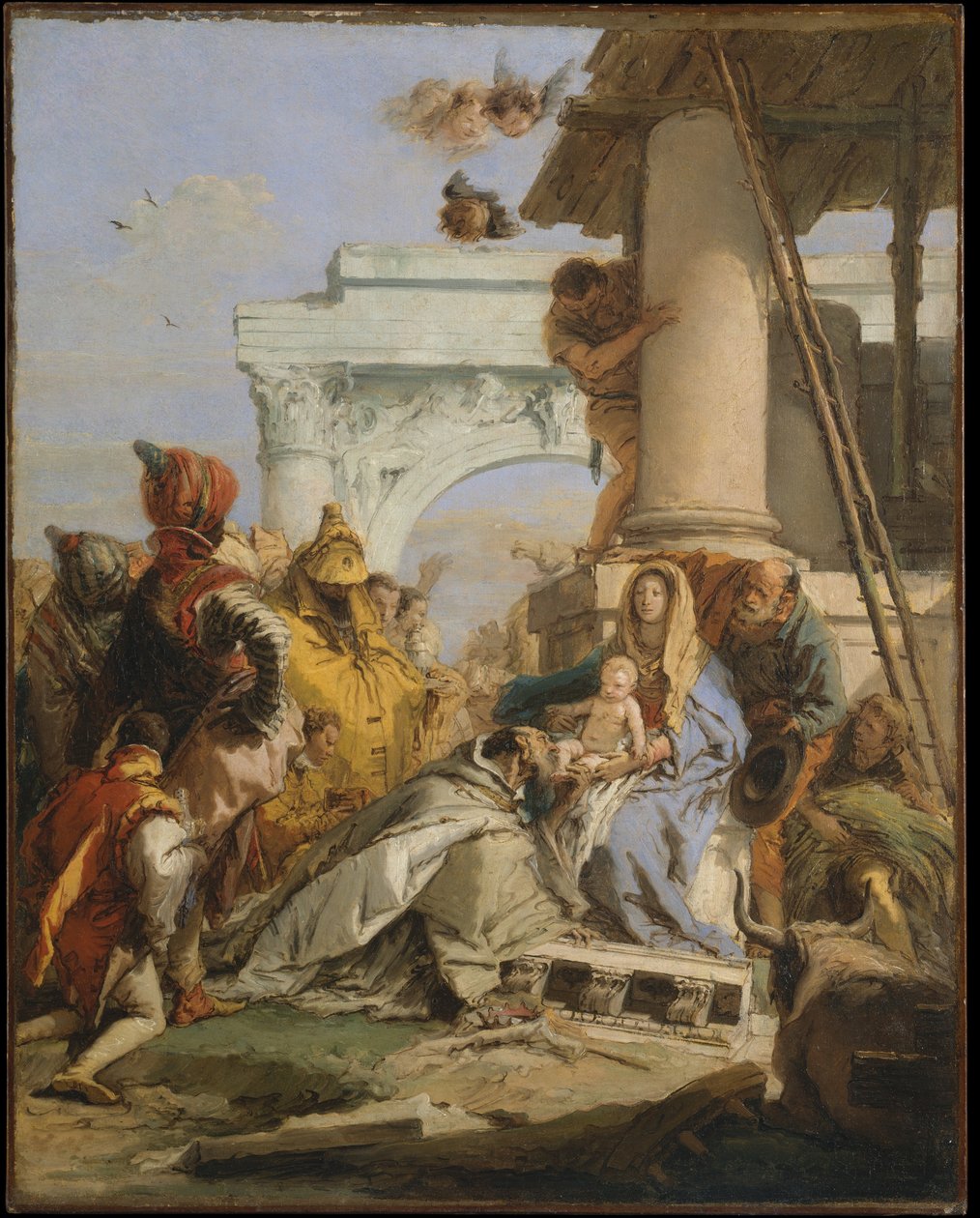 De tre vise mænds tilbedelse af Giovanni Battista Tiepolo