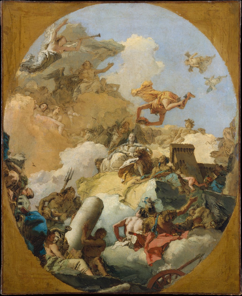 Die Apotheose der spanischen Monarchie af Giovanni Battista Tiepolo