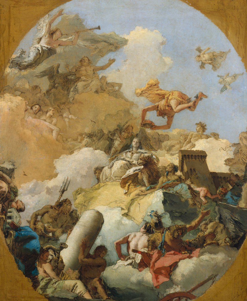 Det spanske monarkis apoteose, 1760