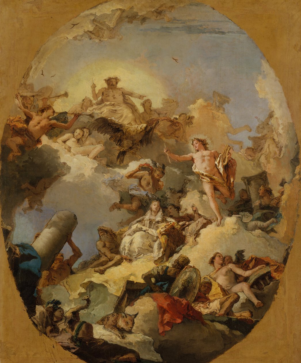 Det spanske monarkis apoteose, 1760