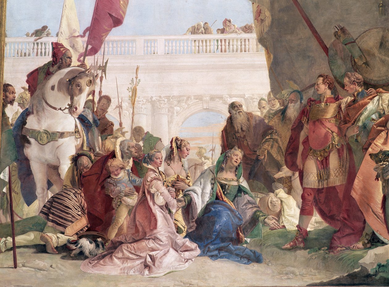 Familien af Darius før Alexander af Giovanni Battista Tiepolo