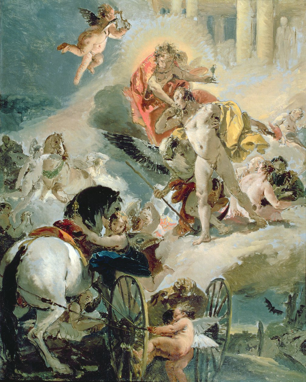 The Harnessing of the Horses of the Sun, c.1731 af Giovanni Battista Tiepolo