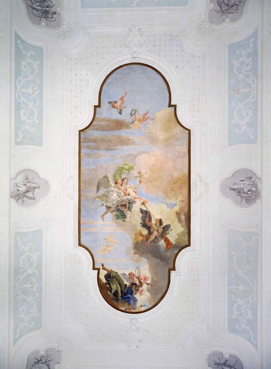 The Education of the Virgin, 1732 (panel) af Giovanni Battista Tiepolo