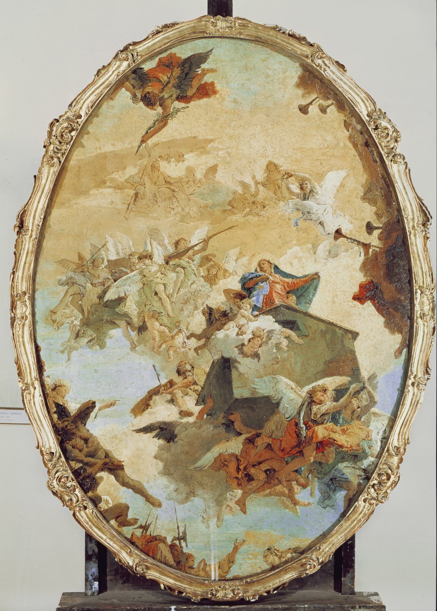 Oversættelse af det hellige hus fra Nazareth til Loreto af Giovanni Battista Tiepolo