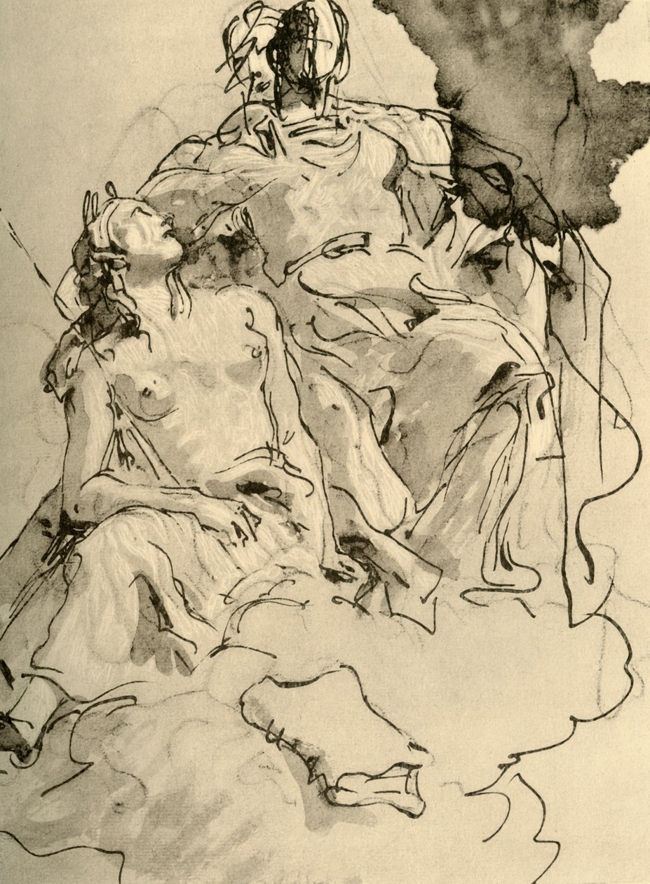 To kvinder, midten af det 18. århundrede, 1928 af Giovanni Battista Tiepolo