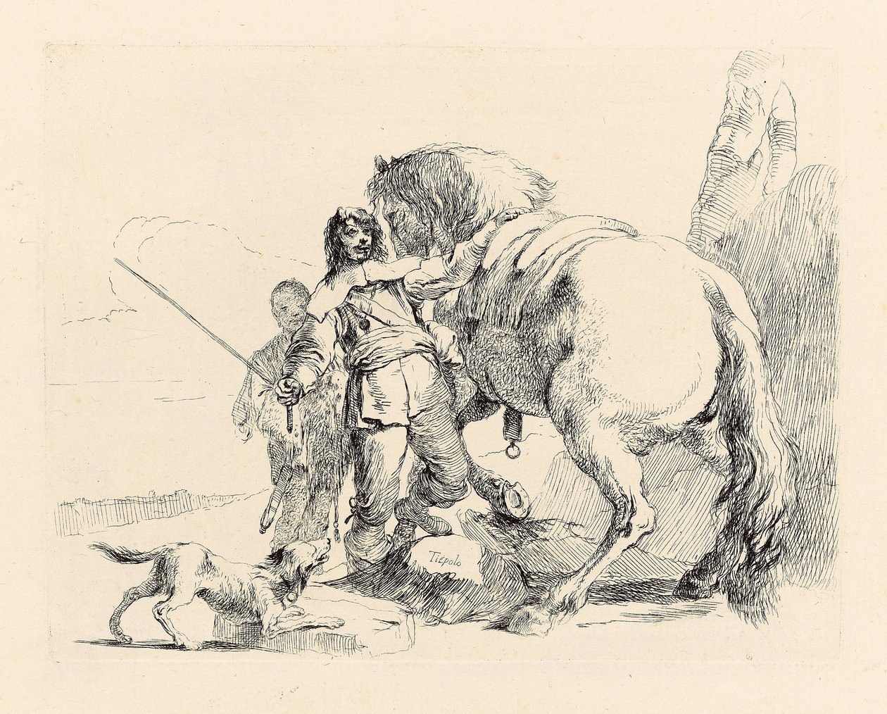 Vari Capricci, før 1750 af Giovanni Battista Tiepolo