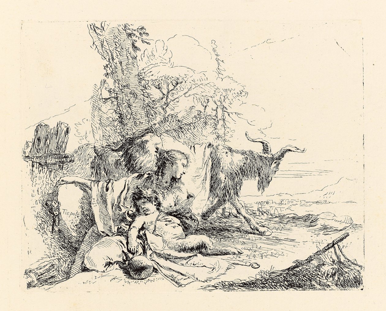 Vari Capricci, før 1750 af Giovanni Battista Tiepolo