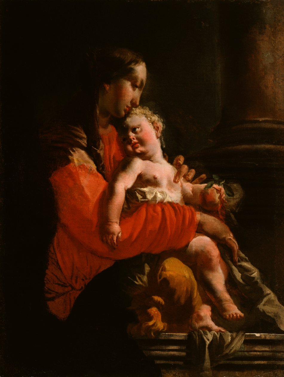Jomfru Maria med barnet af Giovanni Battista Tiepolo
