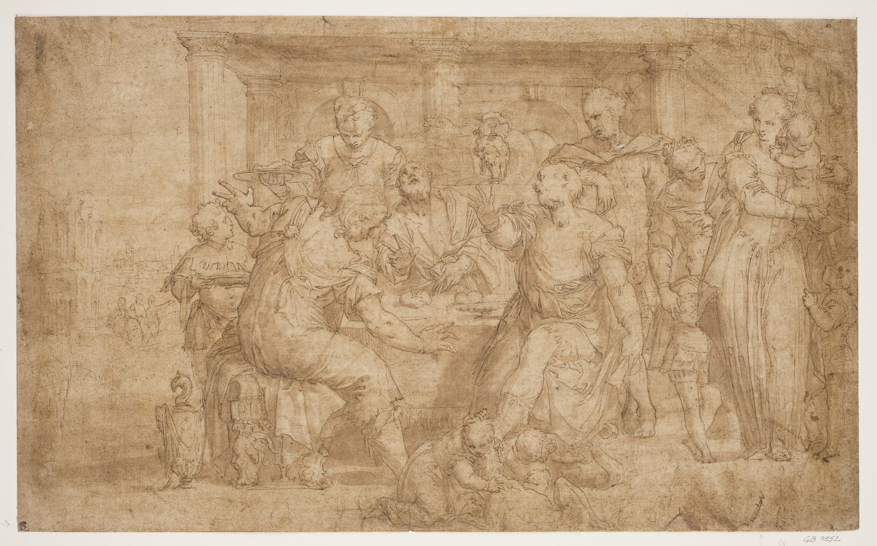 Nadveren i Emmaus af Giovanni Battista Zelotti